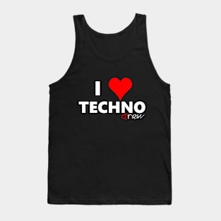 I Love Techno T-Shirt Tank Top